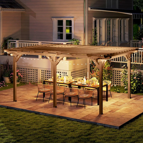Solid Wood Pergola
