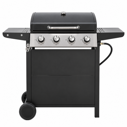 4-Burner Stainless Steel Propane Gas Grill