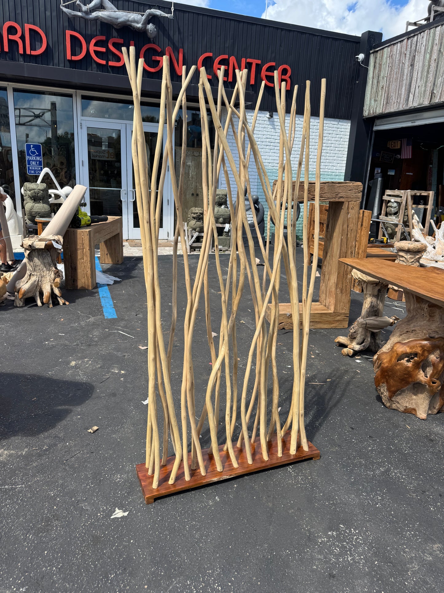 Teak Branch Screen/Divider