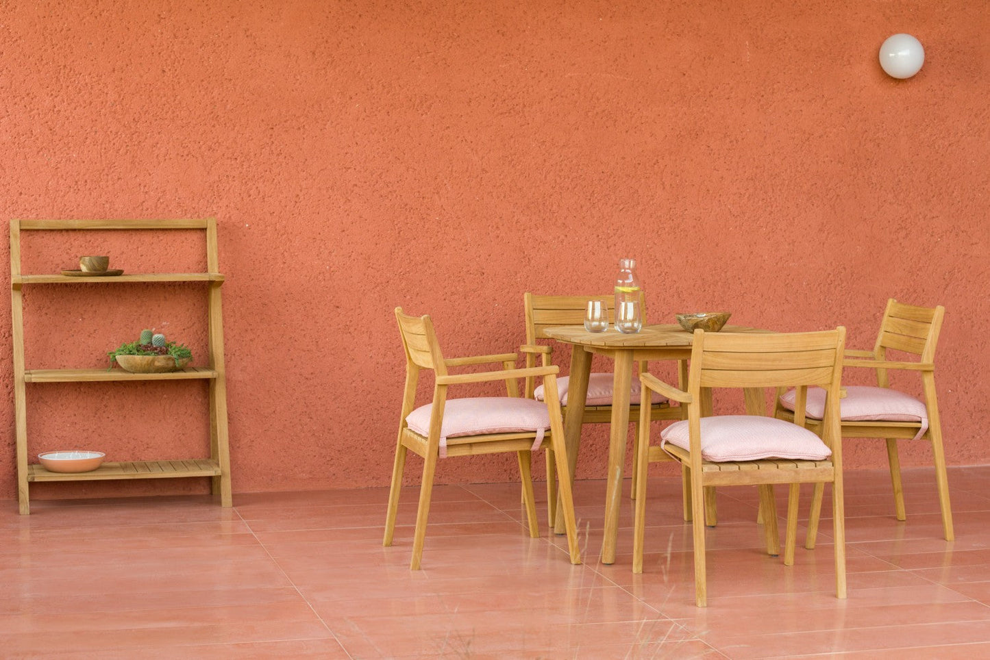 Jade Square Teak Small Table