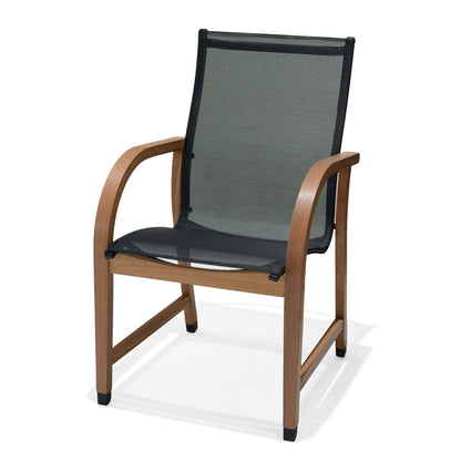 Manhattan Black Armchair - 4 Piece