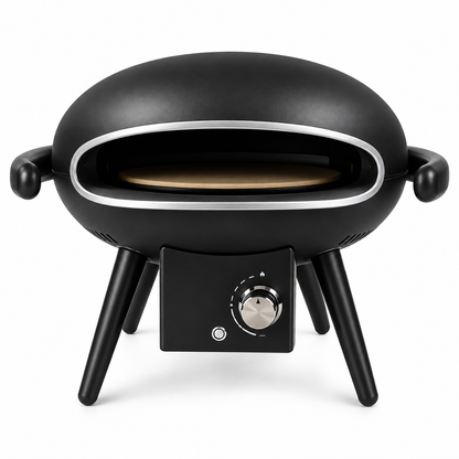 Portable Propane Outdoor Pizza Oven with Rotating Motor
