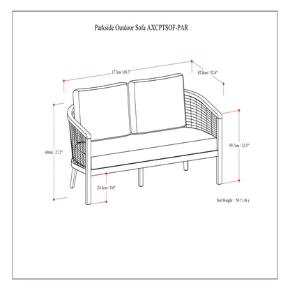 Parkside - Outdoor Sofa - Natural
