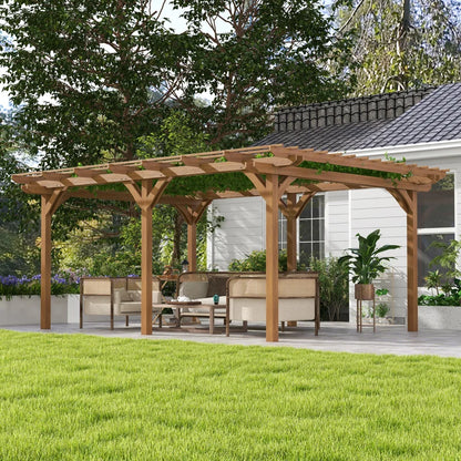 Solid Wood Pergola